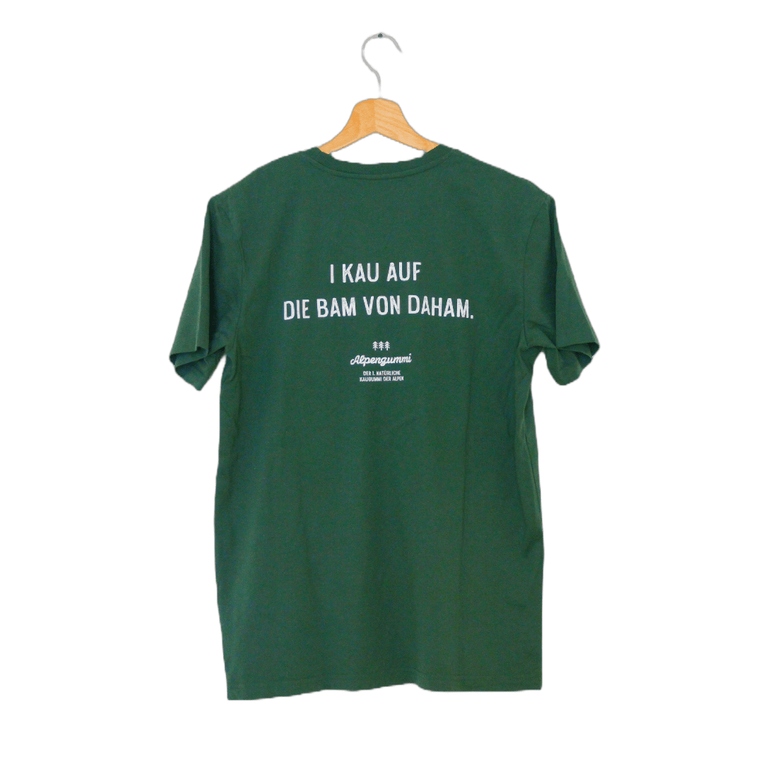 Rückseite Grünes T-Shirt